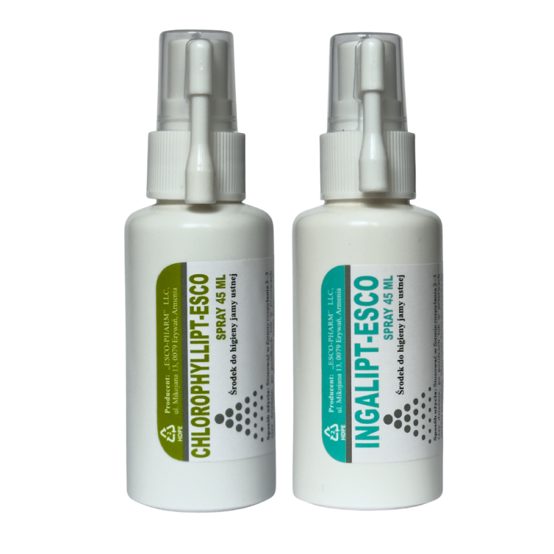 Zestaw • CHLOROPHYLLIPT-ESCO + INGALIPT-ESCO • 45 ml