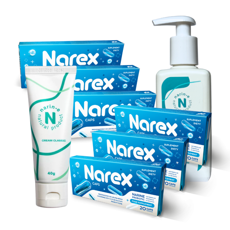 Narex + Narin-E • Zestaw na trądzik • 30 dni