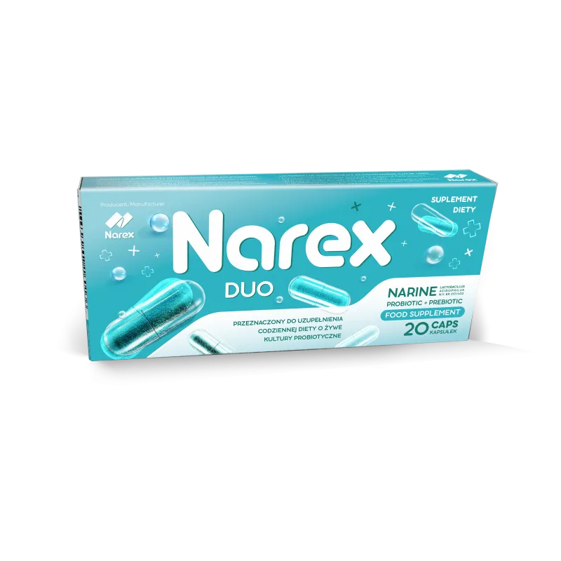 Probiotyk Narine • Narex Duo • 20 kapsułek - obrazek 2