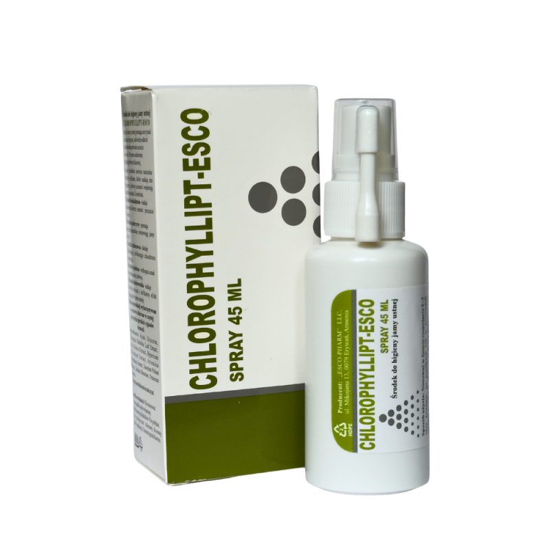 CHLOROPHYLLIPT-ESCO Spray do Higieny Jamy Ustnej • 45 ml